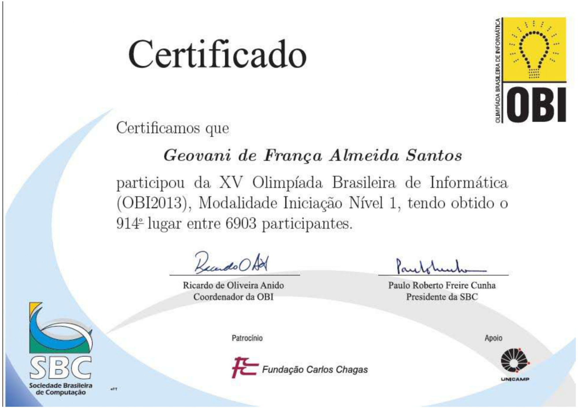 OBI 2013